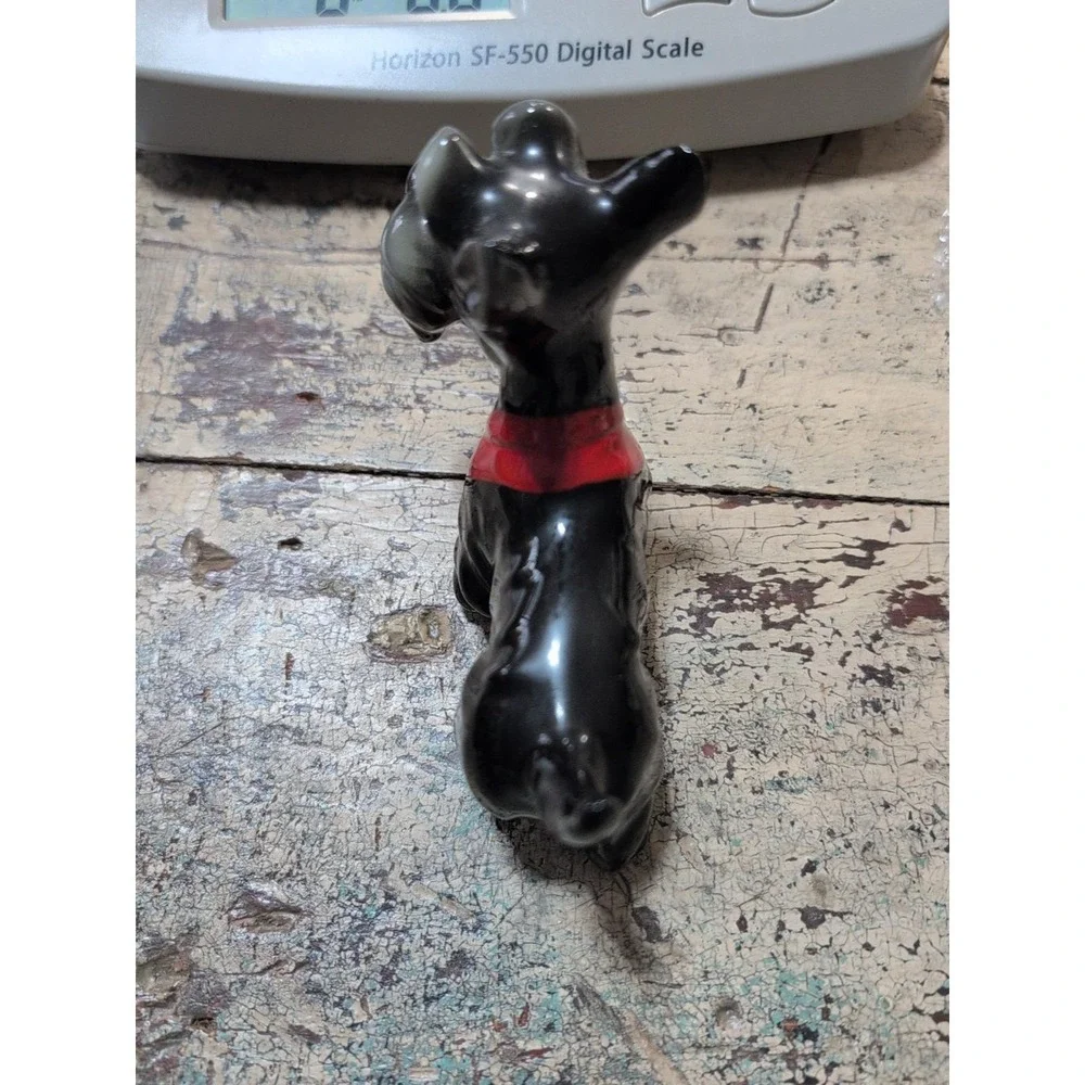Vtg Disney Japan Lady and the Tramp Jock‎ Scottie Black Dog Ceramic Figurine